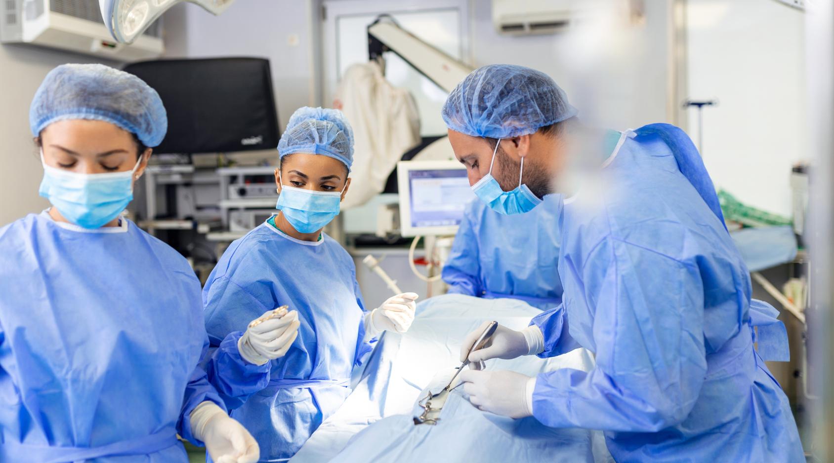 Surgeons in a modern Ambulatory Surgical Center.